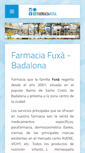 Mobile Screenshot of farmaciafuxa.com